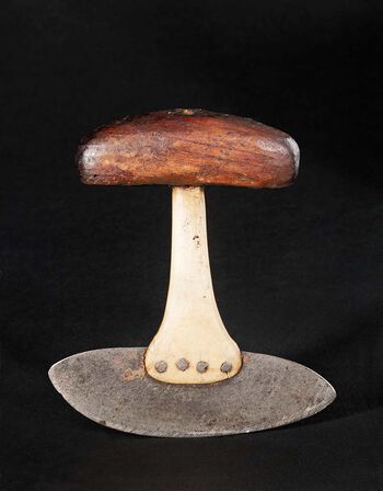An ulu is a multipurpose knife traditionally used by women.&amp;#160;UEM15626
